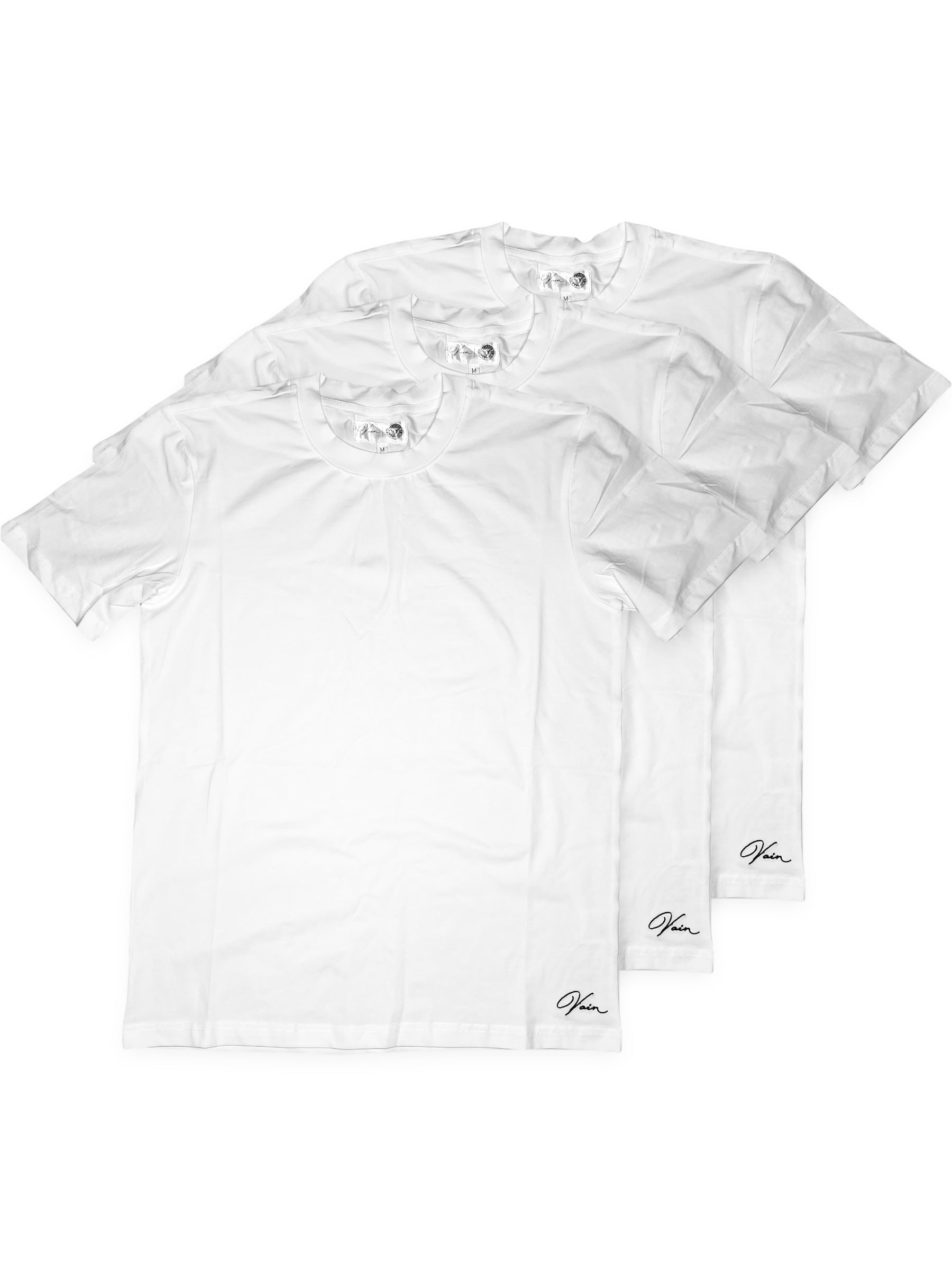 Men's 3 Pack Premium Essentials T-Shirts, Black